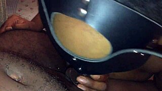 my step sister eats syrup off my cock with deepthroat