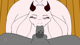 Toriel animation featuring fantasy character