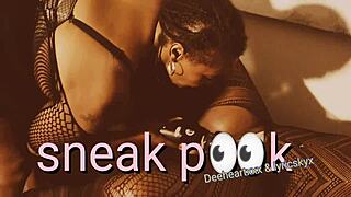 Ebony BBW Deeheartxxx Fucks Pussy!