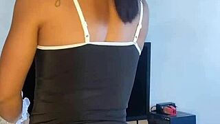 Naughty Employee Masturbates Solo In Reality Pornstar Scene With Tattooed Brunette