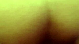 Black top delivers cum on white bottom's ass in interracial gay encounter