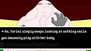 Toriel animation featuring fantasy character