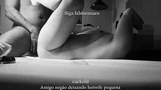 Latina wife dominated by big black cock in interracial cuckold session