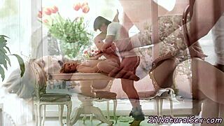 Classy Eurobabe Cockriding After Missionary Glamour Session