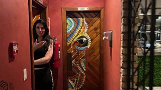 Blowjob In Restaurant Outdoor Public Scene