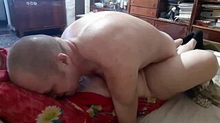 the wife gets bent over for doggystyle