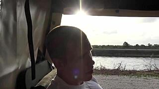 horny soldiers at the lake engage in hot gay sex with big cocks