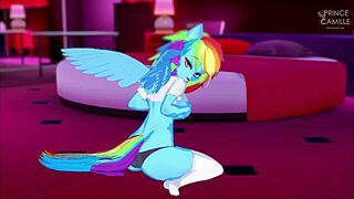 Rainbow Dash Wants You To Ride After Groping