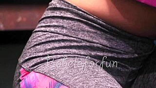 Cute latina ass looks amazing up close 😘