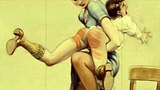 Amazing Vintage Cartoon Illustration from Retro Era!