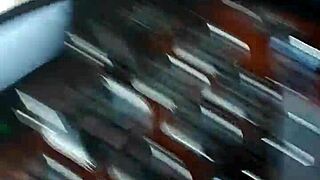 risky public cumshot tease