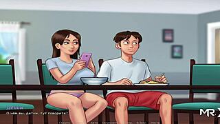 Summertime Saga: Teen Gets Wild with French Teacher in Episode