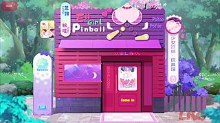 Elf Girl Pinball Game Part One In Anime Style