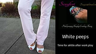 Intimate webcam session on Facebook Skype