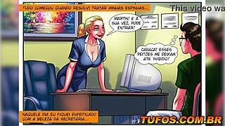 Nerd fucks doctor and secretary at once, oh wow!