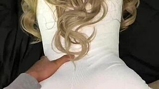 Snowbunny Clothes Ripped By BBC Fucking Creampie