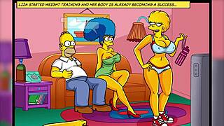 butt on the nape project with big butt and hot milf in the simpsons simptoons, oh man it's so hot.