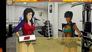 In the big city, the sexy ninja girl engages in group activities in part four.