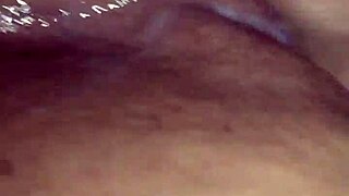 Squirt insertions in close-up with big juicy pussy