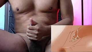 Stepson Watches Stepmom Transform Into Anime Hentai Bitch With Husband's Cock