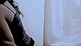 my stepsister babbles while smelling her underwear, getting excited and horny for sex