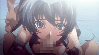 Taimanin Asagi Faces Hardcore Gangbang With Big Tits And Deepthroat!