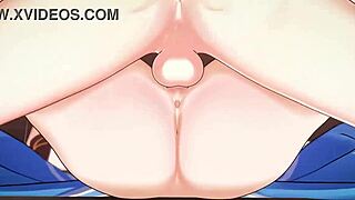 in genshin impact, the character explores hentai scene number 23