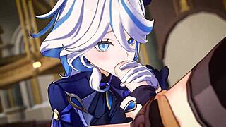 in genshin impact, the character explores hentai scene number 23