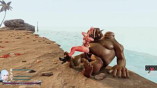 i play sword x hime game over edits with monster pussy