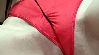 playing with ribbon and oops moment