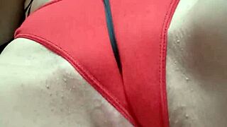 playing with ribbon and oops moment