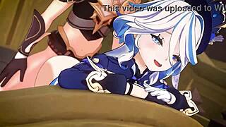 in genshin impact, the character explores hentai scene number 23