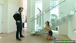 laney grey letting the stud plow her tiny 18+ snatch aggressively