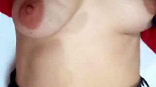 Hey, wanna see me spank my natural tits hard with a belt in this wild game?