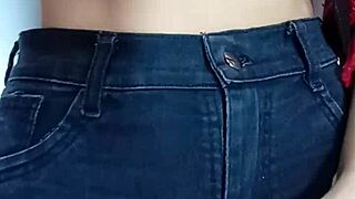 Hey, wanna see me spank my natural tits hard with a belt in this wild game?