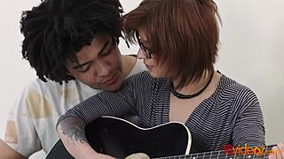 teen rebecca rainbow gets fucked hard by hot brazilian, creampie cumshot