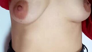 Hey, wanna see me spank my natural tits hard with a belt in this wild game?