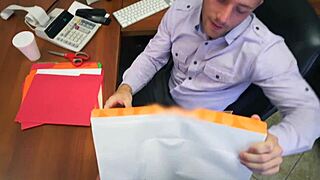 Gay Office Fuck After Donuts!