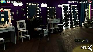 girl boldly shows breasts in red suit episode 1 72.