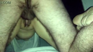 on all fours in homemade scene