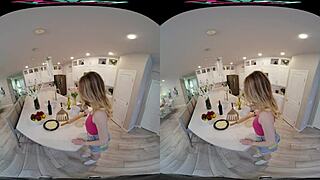 Vrhush Hot Blonde Ailee Anne Wants It in the Kitchen