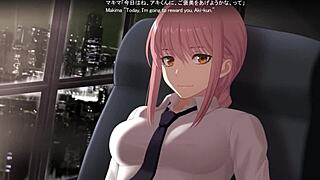 makima gets a surprising creampie in anime hentai scene