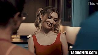 Young Cheerleader Pressured Into Sex By Milf Coach & Hubby