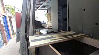 Monique bertolini tours a motorhome workshop.