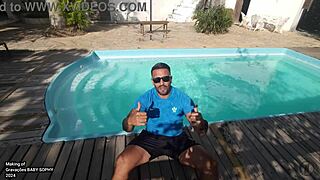 Baby sophy's hot making of in red familia!