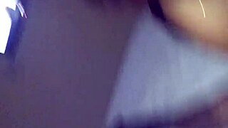 Chubby girl trades for smoke in retro style