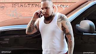 This sex novice is giving me his hot ass