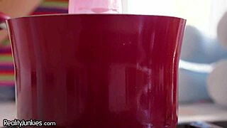 babysitter's small tits bent over for doggystyle fucking.