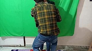 Indian mature wife having dirty sex with friend in bedroom