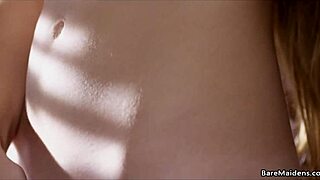 Needy medieval maid touches herself